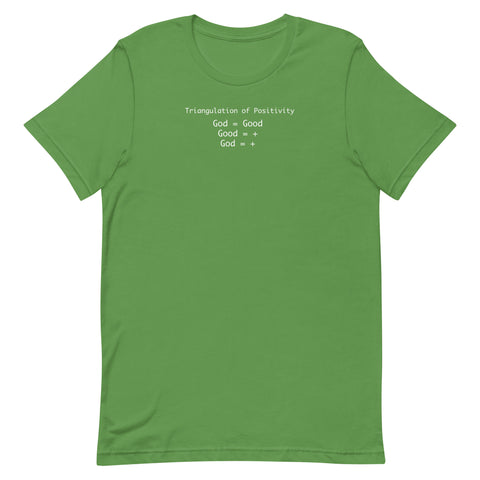 Triangulation of Positivity shirt