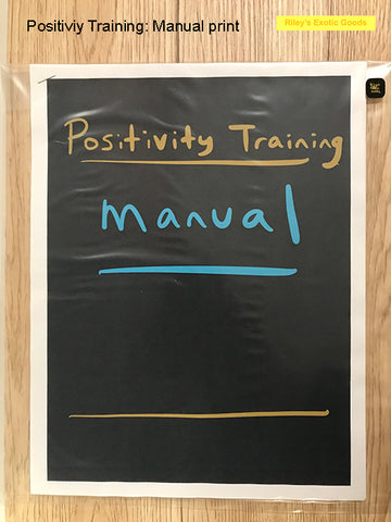 Positivity Training: Manual print