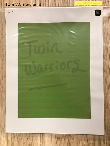 Twin Warriors print