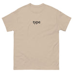 type shirt