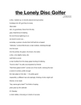 the Lonely Disc Golfer ebook