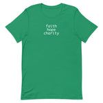 faith hope charity shirt